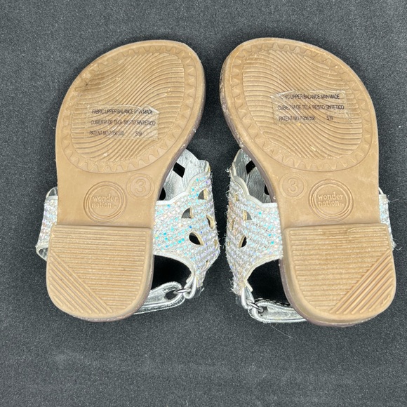 Wonder Nation Sandals Size 3 - Picture 2 of 5